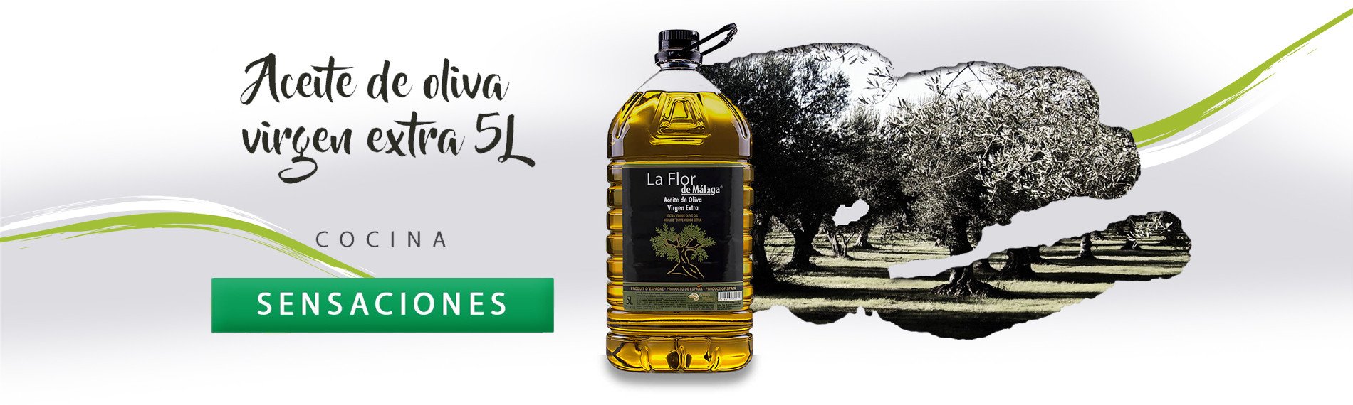 aceite de oliva La Flor de Málaga 5L